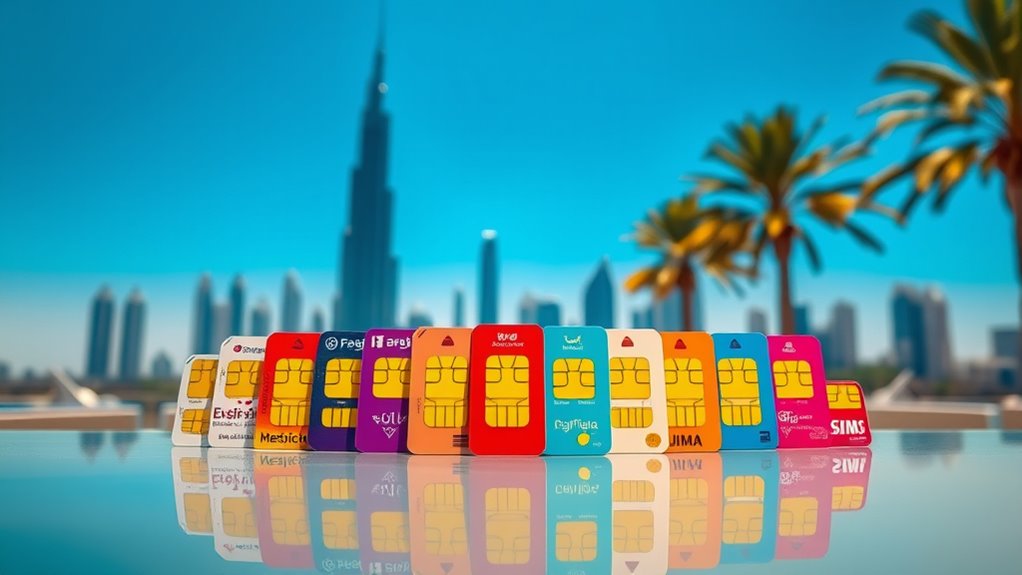 dubai sim card information
